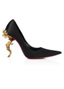 Belle Pump 100 mm Pumps- Crepe satin - Black - Women