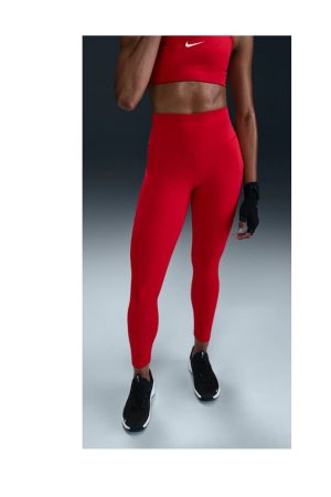 Nike One leggings High-waisted leggings Women’s activewear 7/8 leggings Leggings with pockets, Dri-FIT leggings Squat-proof leggings Sustainable workout leggings Athletic wear Gym leggings Nike Nike wear Women clothing