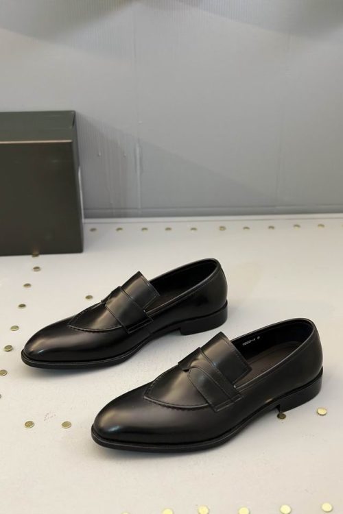Berluti Classic Men’s Leather Penny Loafers