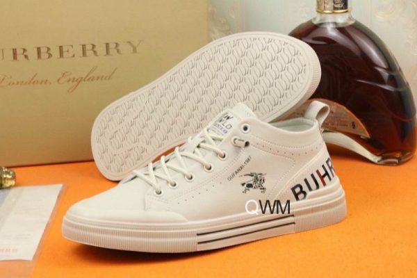 Burberry White Low-Top Sneakers - Image 2