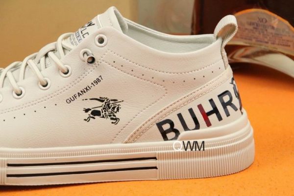 Burberry White Low-Top Sneakers - Image 5