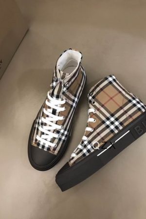 Burberry Sneakers on display.