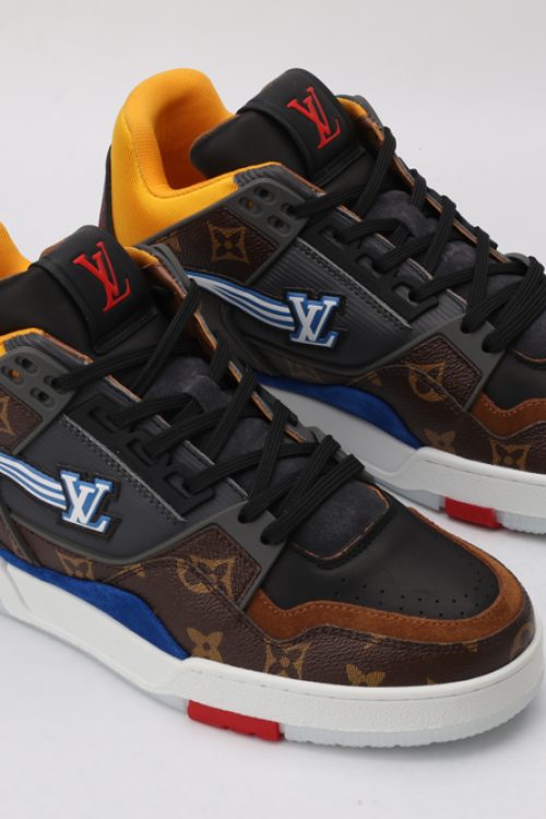 Louis Vuitton Multi-Color Monogram Athletic Low-Top Sneakers