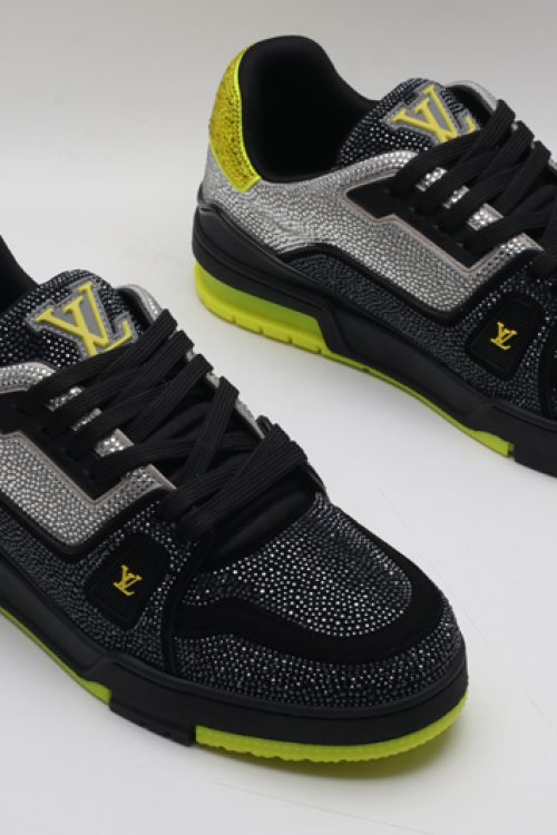 Louis Vuitton LV Trainer Crystal Sneakers