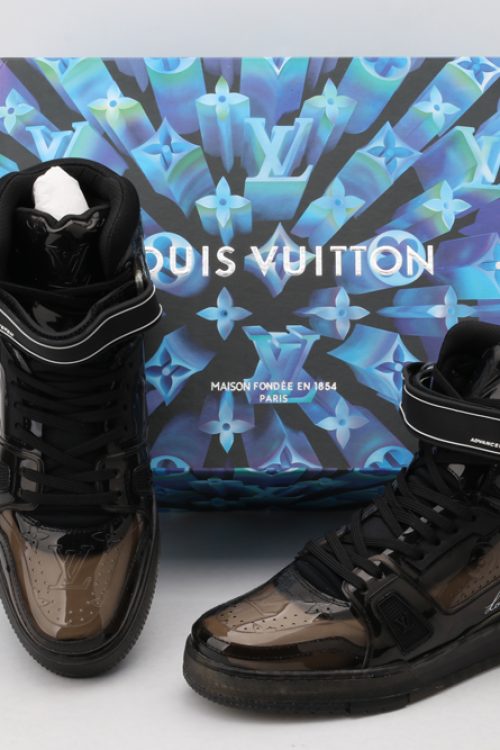 Louis Vuitton LV Trainer Low Top Sneakers – Black