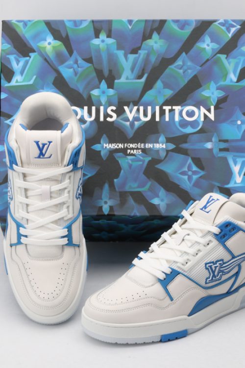 Louis Vuitton LV Trainer ‘White Blue Monogram’