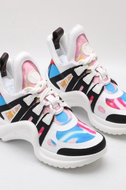 Louis Vuitton Multi-Color Graphic Chunky Sneakers